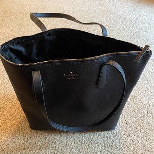 Kate Spade Black Glitter Tote
